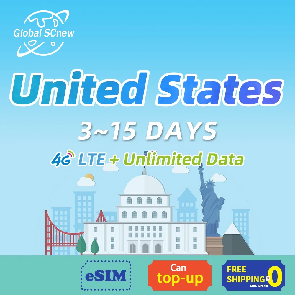 USA Prepaid Sim Card,AT&T TMobile Data card,United States data sim