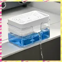 ABJJ อ่างล้างจานตู้ทําสบู่ล้างจานสบู่กดสบู่กล่องฟองน้ําครัวผงซักฟอกคอนเทนเนอร์ 2