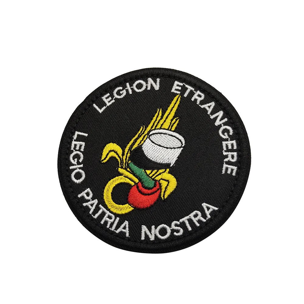 MAREL Patch Termoadesiva Legione Straniera Francese Afghanistan Ricamo 5,5x4,5 Cm Replica