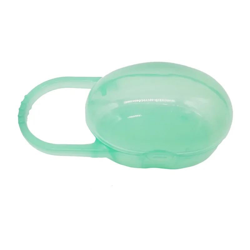 Pacifier holder plastic pacifier box soild portable baby infant kids pacifier nipple cradle case holder travel storage box 1Pc 4 colors pacifier box