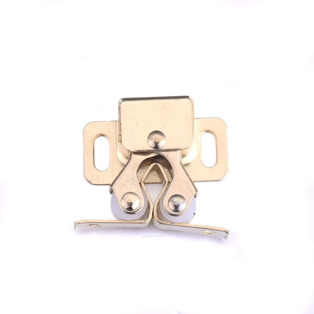 Magnetic Cabinet Catches Door Catches Magnetic Cabinet Latches Cabinet Door Latch 5pcs Gold furniture Magnetic Buckle for Cabinet Door Bathroom Toilet Small Lock Catch Latch Gate Lock With Screw