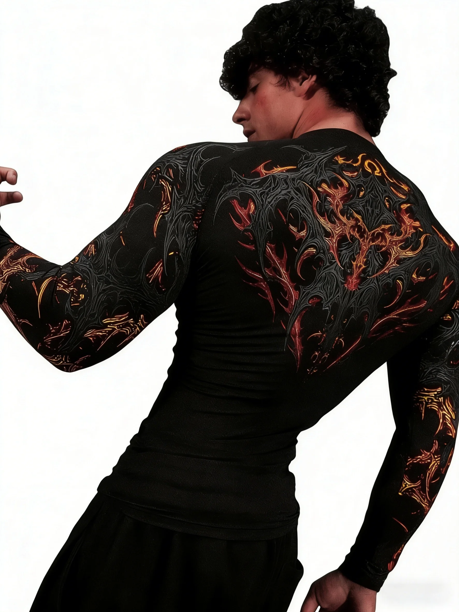 2026 Neues Eng Anliegendes Langarm-T-Shirt mit Hoher Elastizität, Muskel-Fitness-Shirt Geeignet für Gym, Laufen, Yoga und Strandaktivitäten