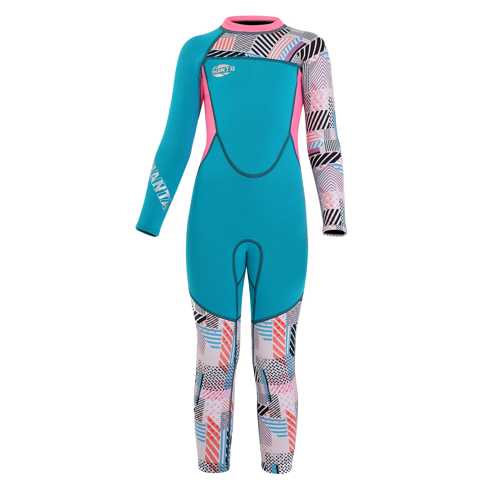 2.5mm Neoprene Wetsuit Kids Surfing Diving Suit Girls Freediving