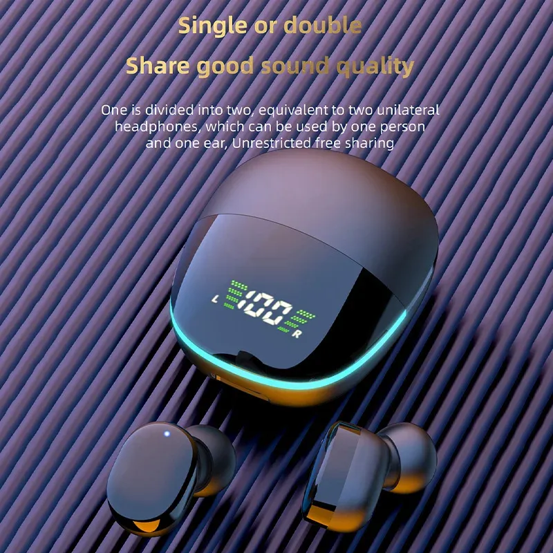 G9S TWS Wireless Earphone Bluetooth Headset Gamer LED Display Air Pro Earbuds Noise Cancelling Wireless Headphones with Mic