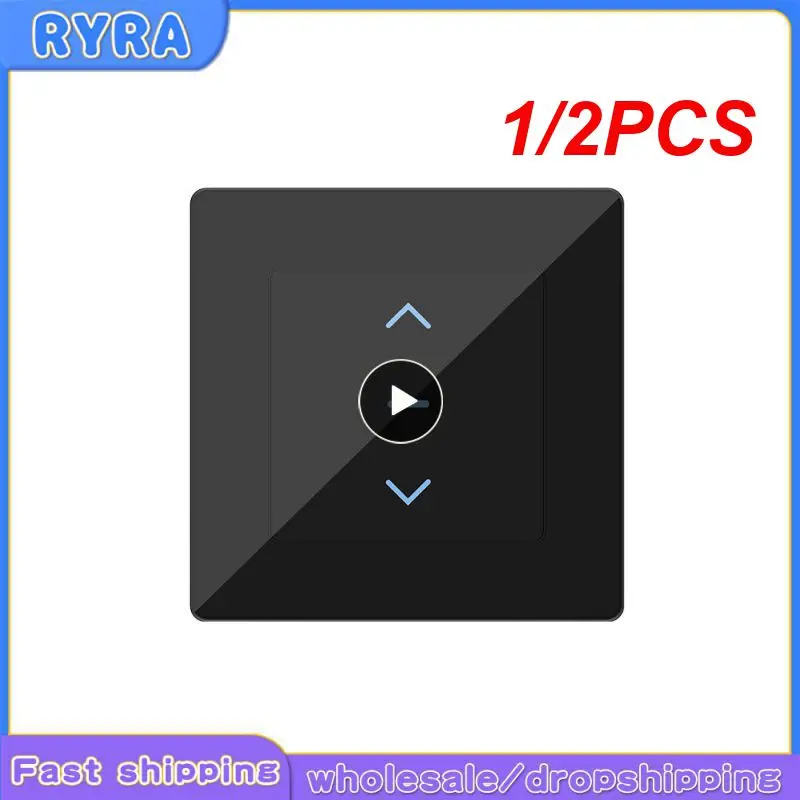 

1/2PCS Tuya WiFi Smart Switch,Roller Blinds Shutter Electric Touch Switch Remote Control works Alexa home Alice