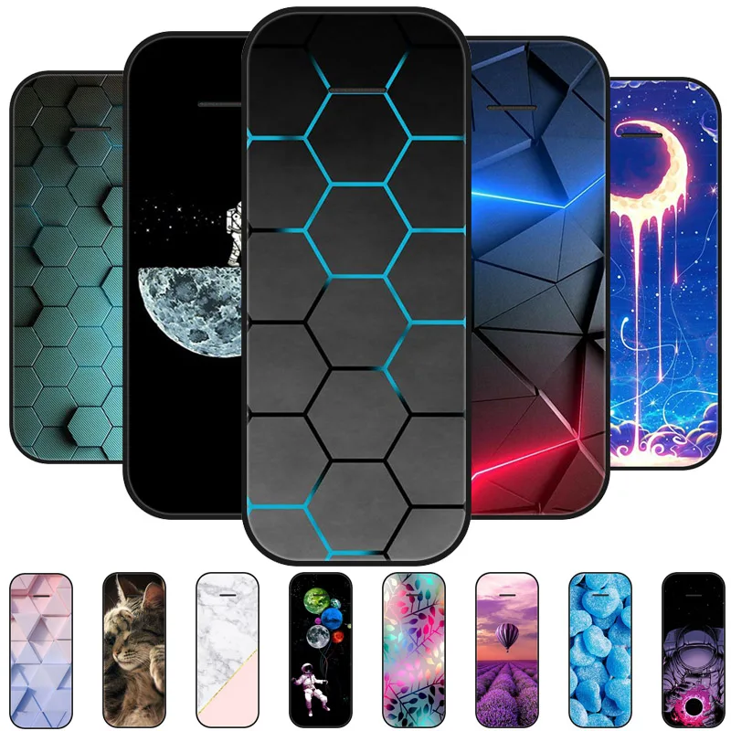 Sleek Black Silicone TPU Phone Case - Durable Soft Cover with Protective Bumper Design