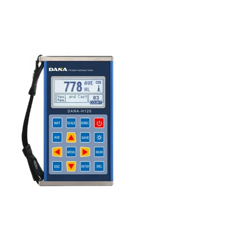 

DANA-H120 Digital Metal Hardness Tester Machine Portable Hardness Test Leeb Industrial Metal Detectors Durometer