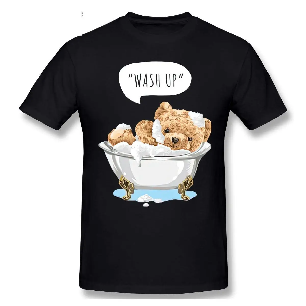 

Wash Up Teddy Bear T shirt Harajuku T-shirt Graphics Tshirt Brands Tee Top