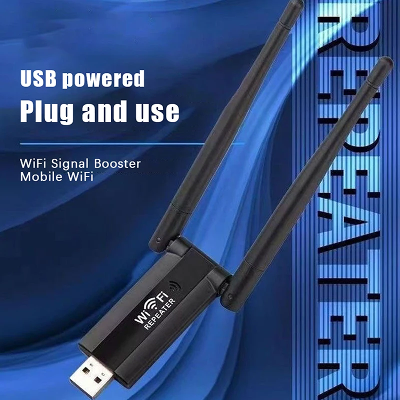 USB Wifi 리피터 300M Wi-Fi 신호 부스터 2.4G 무선 확장기 Wi-Fi 어댑터 데스크탑 PC 노트북용