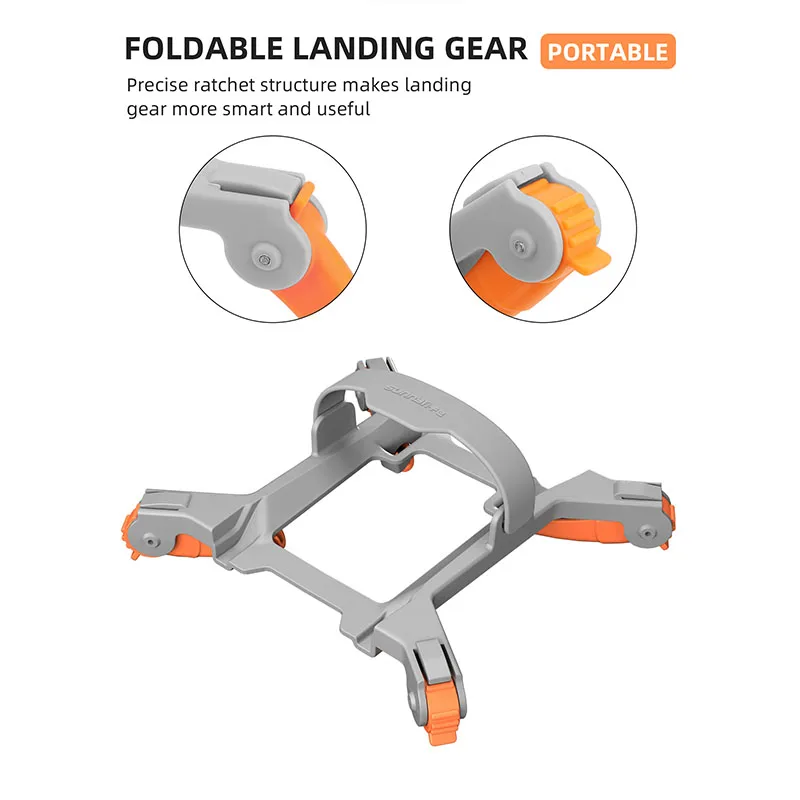 Foldable Spider Landing Gear For DJI Mini 3 Pro Drone Extension Protector Increased Height for DJI Mini 3 Pro Drone 
