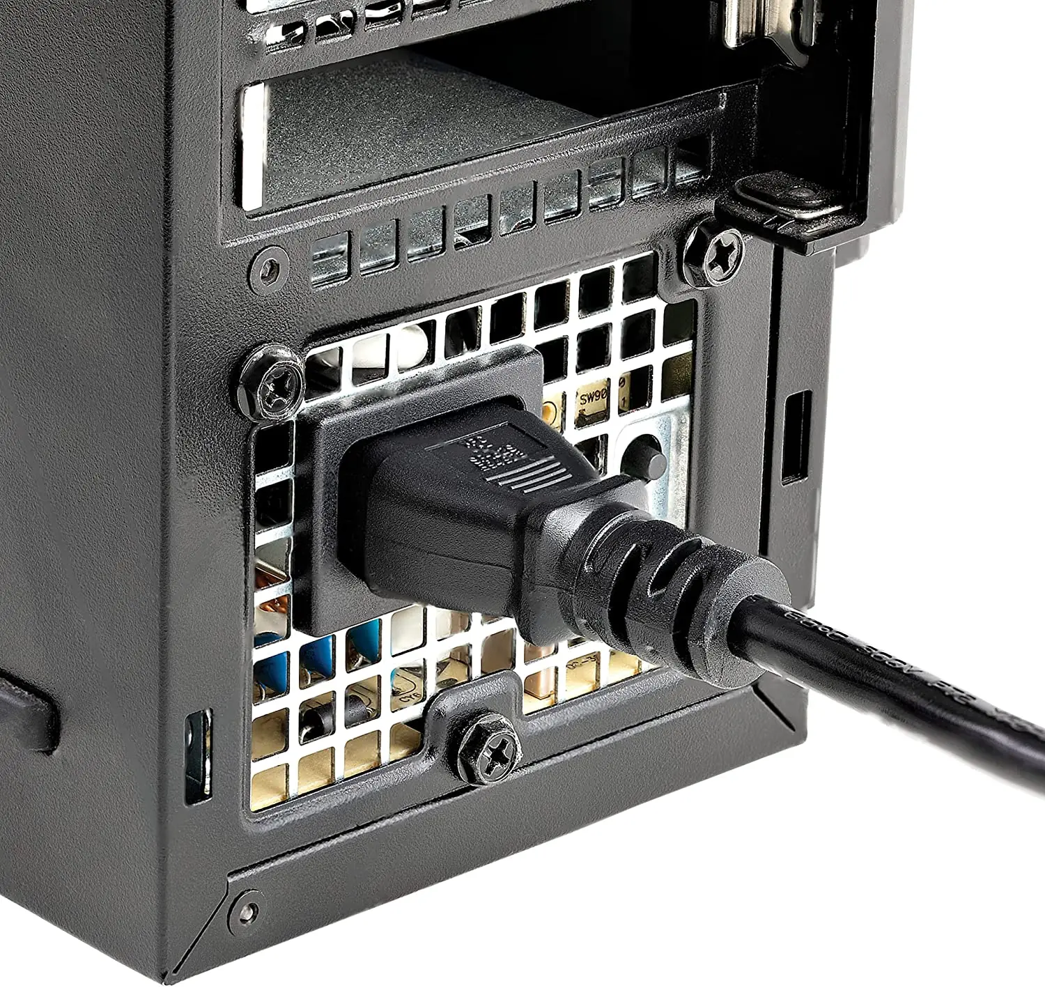 Universal 1.2M Black 3-Prong Power Supply Cable