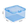 Transparent Plastic Storage Box Rectangular Shape Jewelry Container Collection Box Small Card Holder Dust-proof Cards Box 6