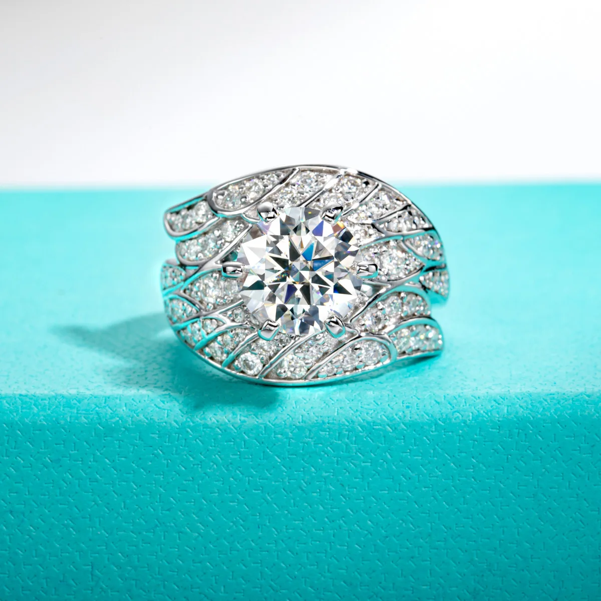 Engagement Ring Angel Wing
