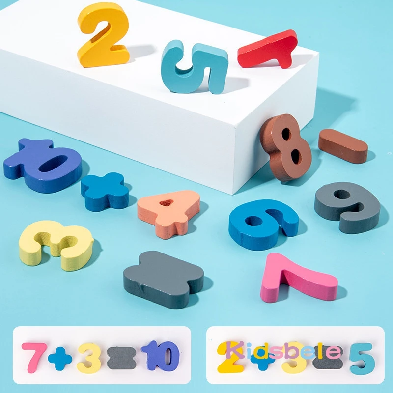 Gioco Montessori In Legno 5 In 1 Per Bambini 3+ Anni – Pesca Magnetica, Numeri, Forme E Colori - 3