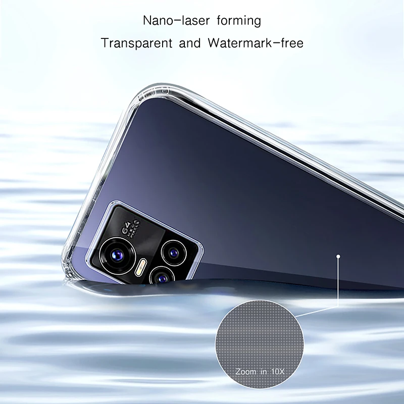 Premium Ultrathin Clear Phone Case - Soft TPU Transparent Crystal Waterproof Cover