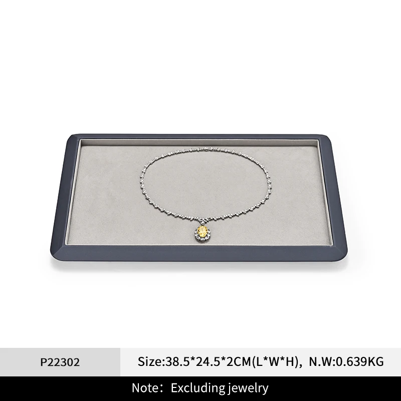 Luxury Jewelry Display and Storage Leather Tray