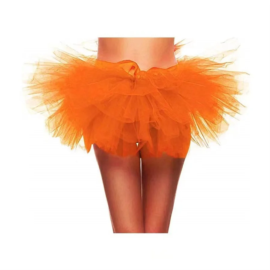 1pc 5 Layer Tulle Tutu Skirt Men And Women Dance Performances Parties Competitions And Birthday Tulle Tutu Skirt