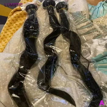 32 Inch 18A Bone Straight Human Hair Bundles 3/4 Bundles Hair 100% Raw Human Hair Bundles Deal Brazilian Virgin Hair Extensions 1