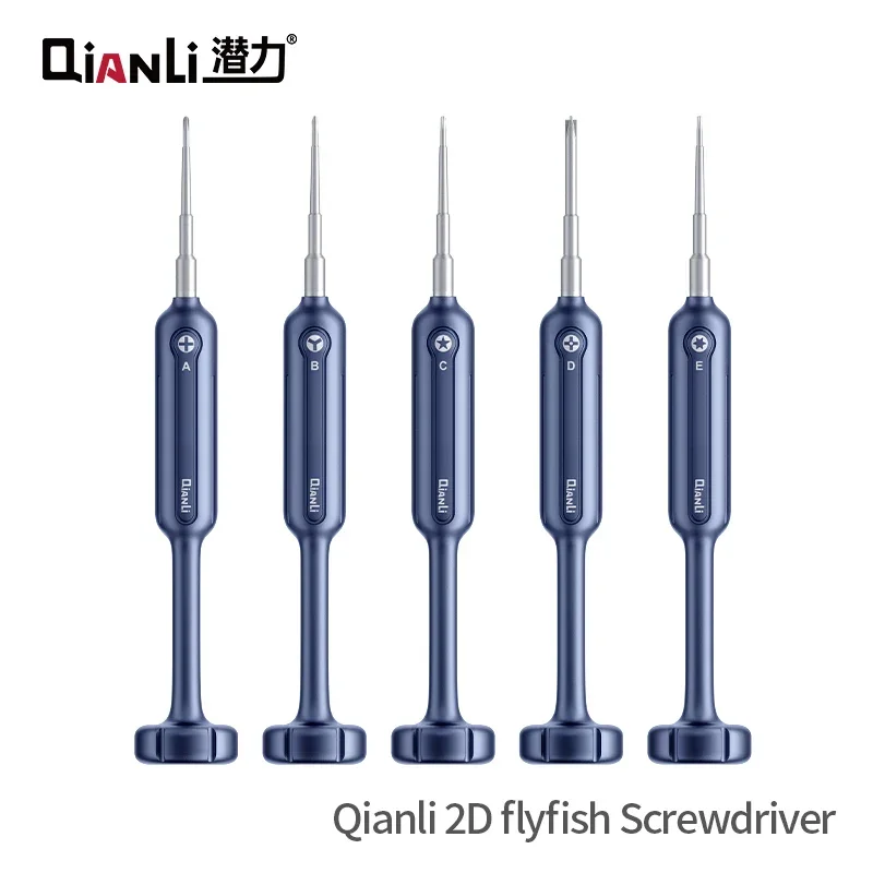 

Магнитная отвертка QIANLI QL 2D Flyfish, высокоточный многофункциональный алюминиевый сплав для ремонта телефонов и часов, инструмент для открывания