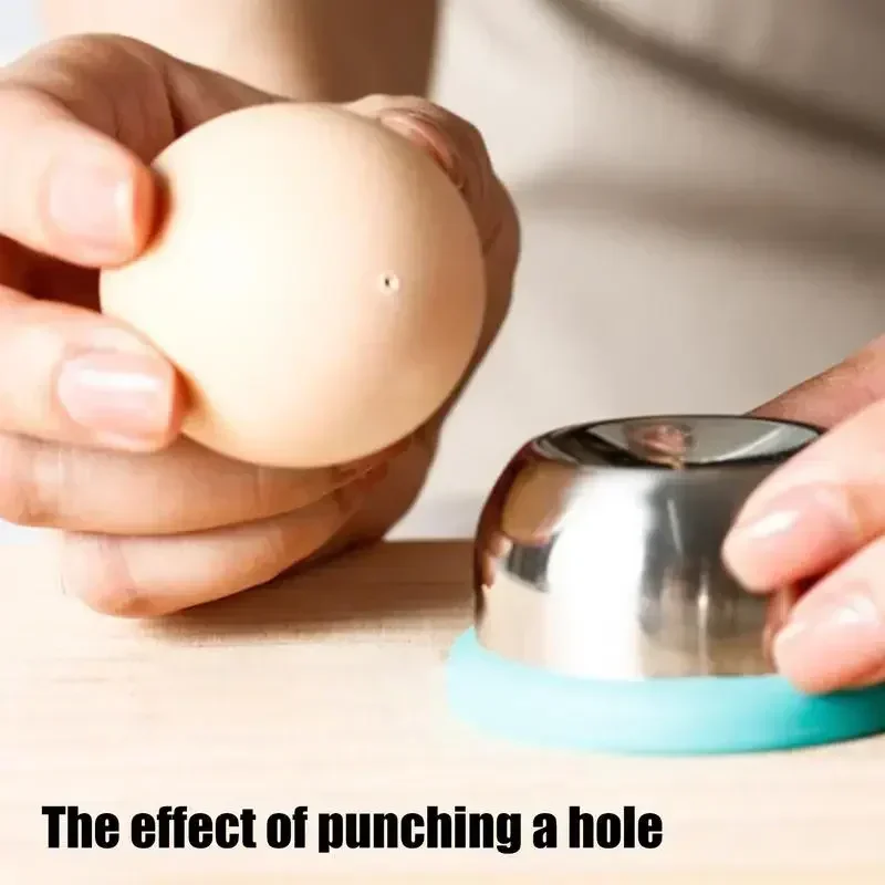 Egg Piercer For Raw Eggs Stainless Steel Needle Punch Poker Needle Hole Puncher For Easy Peeling Boiled Eggs piercer egg piercer