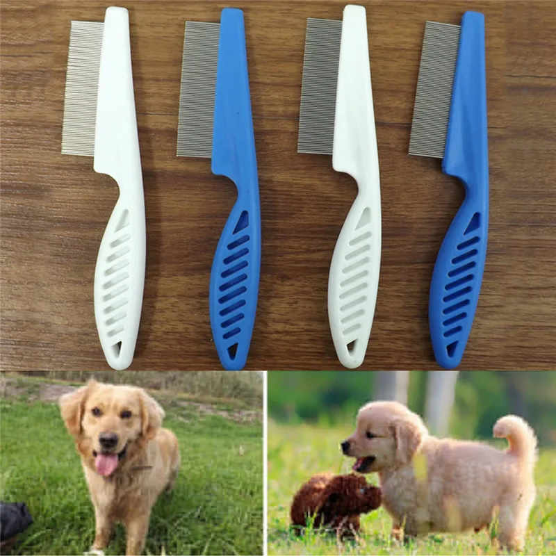 

Cat Dog Metal Nit Head Hair Lice Comb Fine Toothed Flea Flee Handle