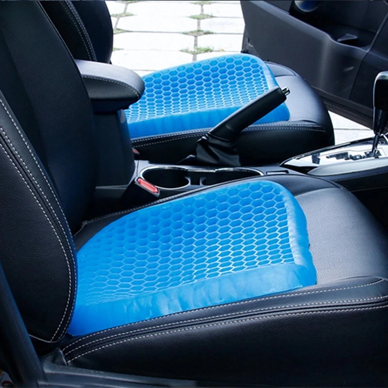 

Summer Coolness and Comfort with Breathable Gel Honeycomb Cushion for Car Seats and Office Chairs