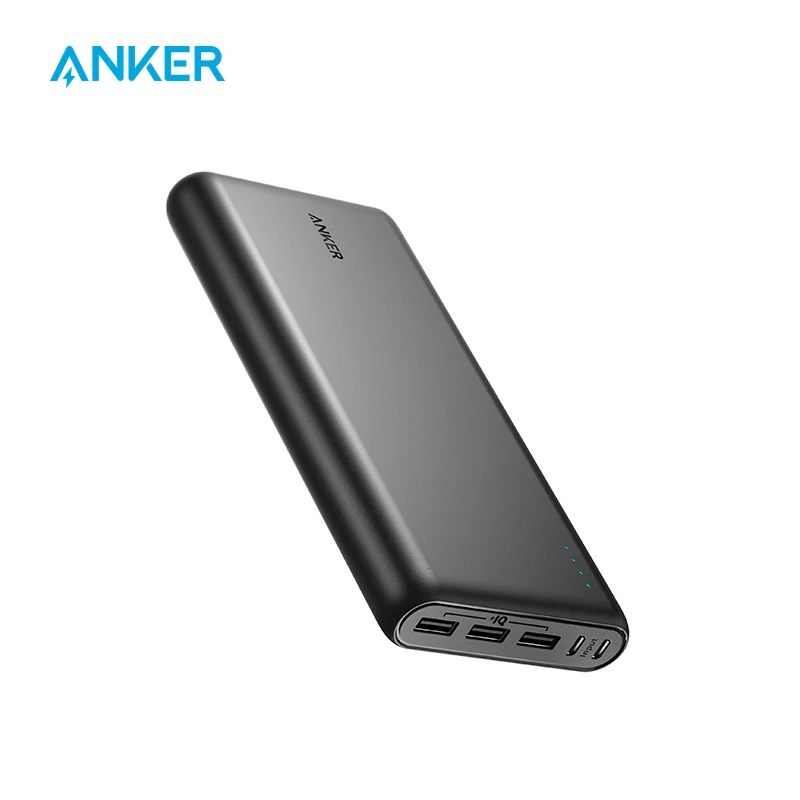 סוללת כוח Anker, סוללה חיצונית בנפח 26,800 mAh עם יציאת כניסה כפולה וטעינה מהירה כפולה, 3 יציאות USB עבור iPhone 17