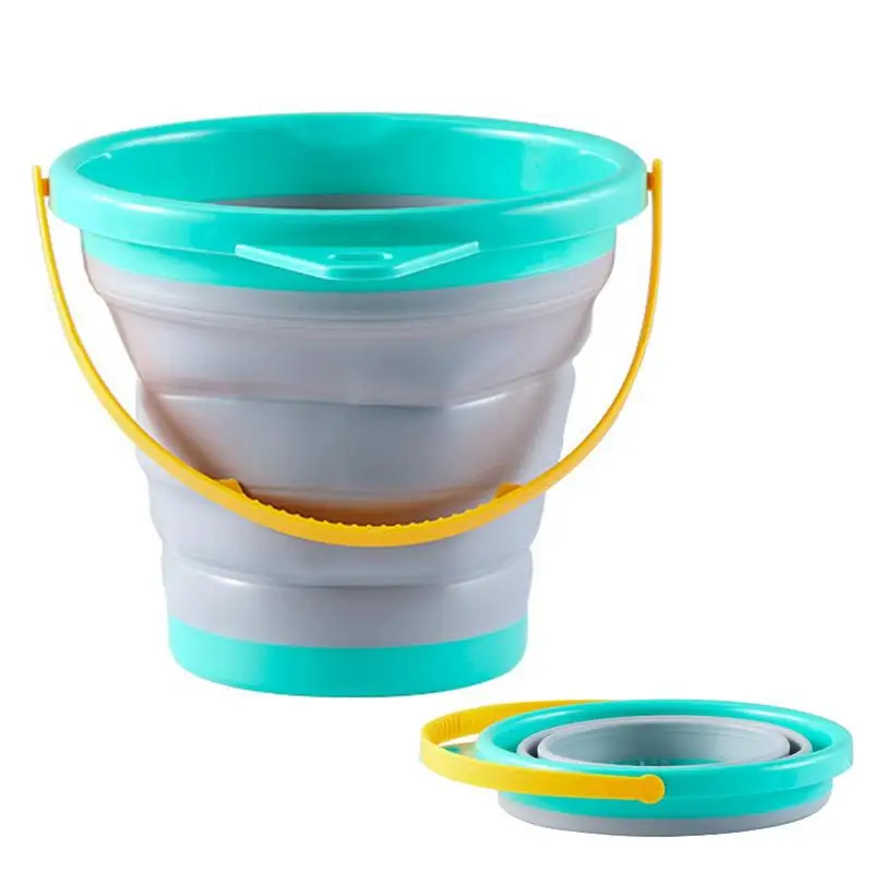

Sand Buckets For Kids Collapsible Sand Pail Beach Pails Beach Toys For Camping Gear Beach Party Fishing And Fun Summer