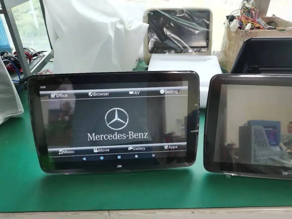 شاشة مسند رأس السيارة لمرسيدس بنز ، شاشة مراقبة وسائد أوتوماتيكية ، أندرويد ، من من من مرسيدس ، ج ، جل ، جلز ، جليك ، S320 ، S550 ، S560 ، W167