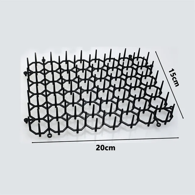 1/2PC Useful Anti-Cat Spikes Mat Anti-Climbing Fence Balcony Isolation Gardening Anti-Cat Thorn Net Dog Squirrel  Pet Supplies 6
