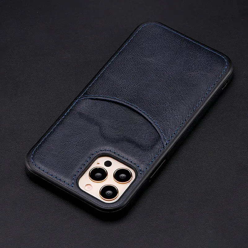 thumbnail image 1 of Funda de cuero PU con ranura para tarjeta de crédito y billetera de moda para iPhone 13 Pro Max 12 Mini 11 Xr X Xs 8 Plus 14 15 16 Pro Max, 1 of 5