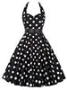 112567-c8a336.jpg Robe d'été décontractée femmes à pois rétro Robe trapèze Pin Up Robe Vintage années 60 50 Rockabilly Robe d'été