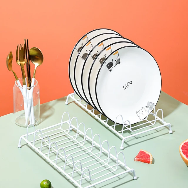 Dish Rack Kitchen Drain Plate Finishing Side Stand Bowl Holder Width  Narrowness Countertop Storage Assistant Multi Functional - AliExpress