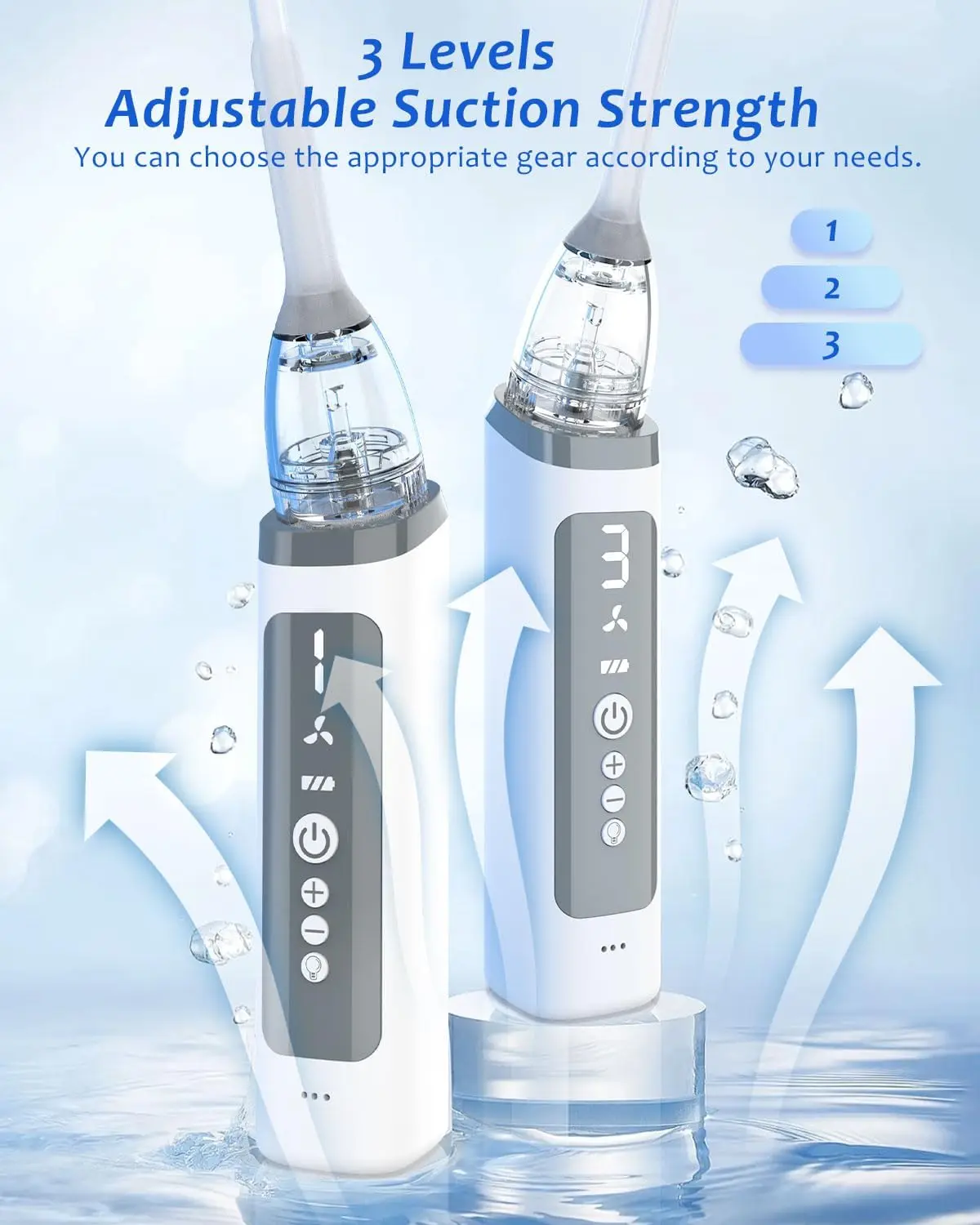 Electronic Vacuum Tonsil Stone Remover Kit With LED Light 8 Suction Modes Anti Bad Breath Oral Fresh Care&Tongue Coating_voghion.com