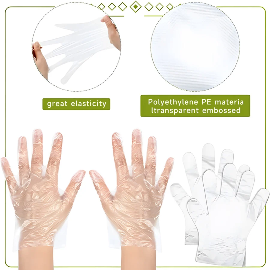 100-400Pcs Food Grade Disposable Gloves for Children TPE Food Party Activities Use Kids Multipurpose Painting Playing Gardening 3