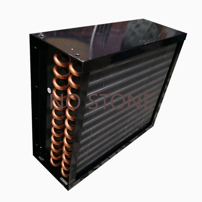 

1HP air conditioner condenser Air-cooled radiator heat exchanger Aluminum Fin Condenser for freezer refrigerator Copper tube