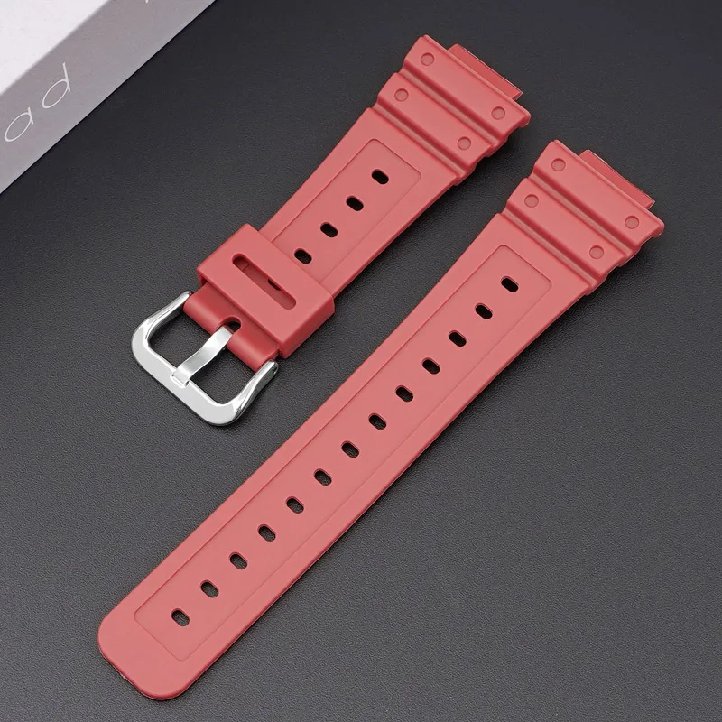 Silicone Soft Resin Watch Strap - 16mm Premium Wrist Band