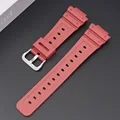 Red silver buckle