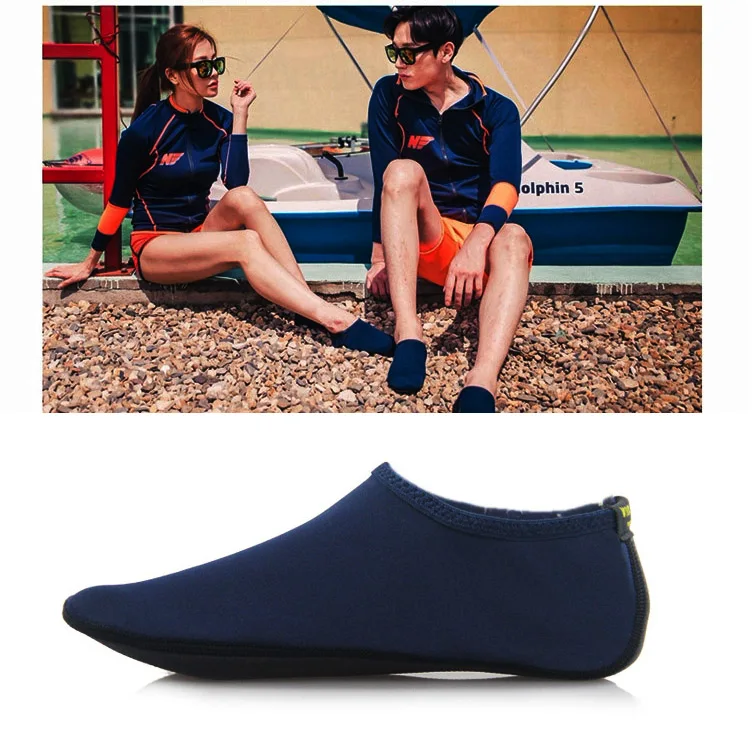 Durable Sole Barefoot Water Skin Shoes Aqua Socks for Beach Pool Sand Swimming Yoga Water Aerobics Unisex aqua shoes