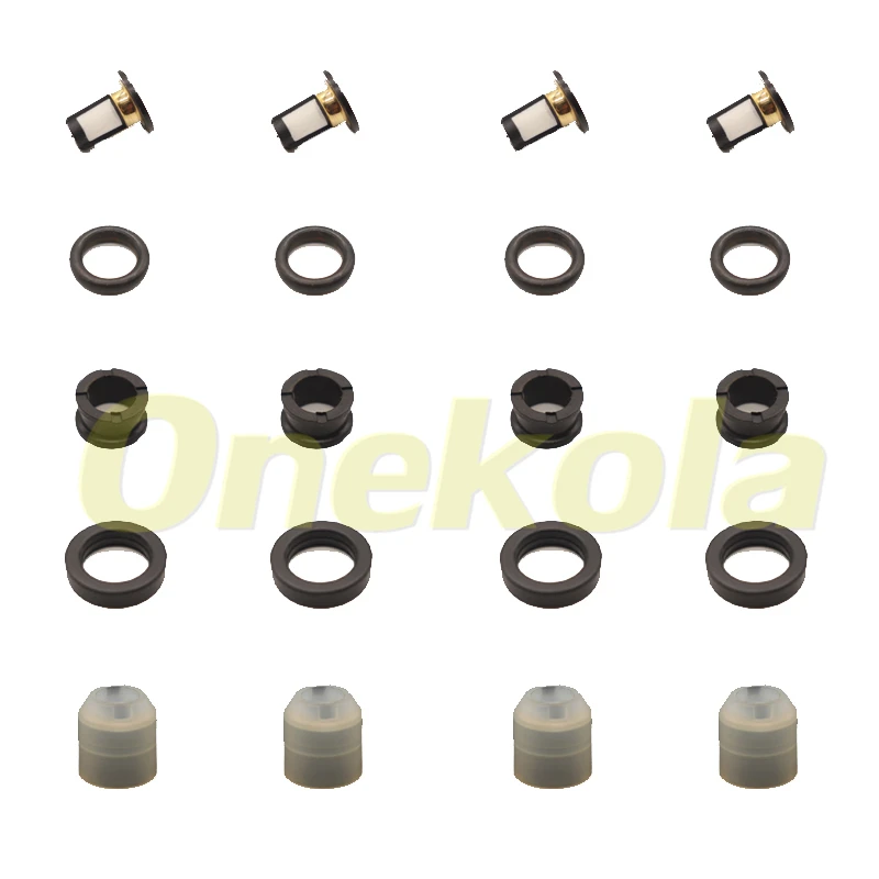 Fuel Injector Service Repair Kit Filters Orings Seals Grommets For Honda Acura 1.6 2.0 2.3 Civic Acura RL TL 06164-P2J-000