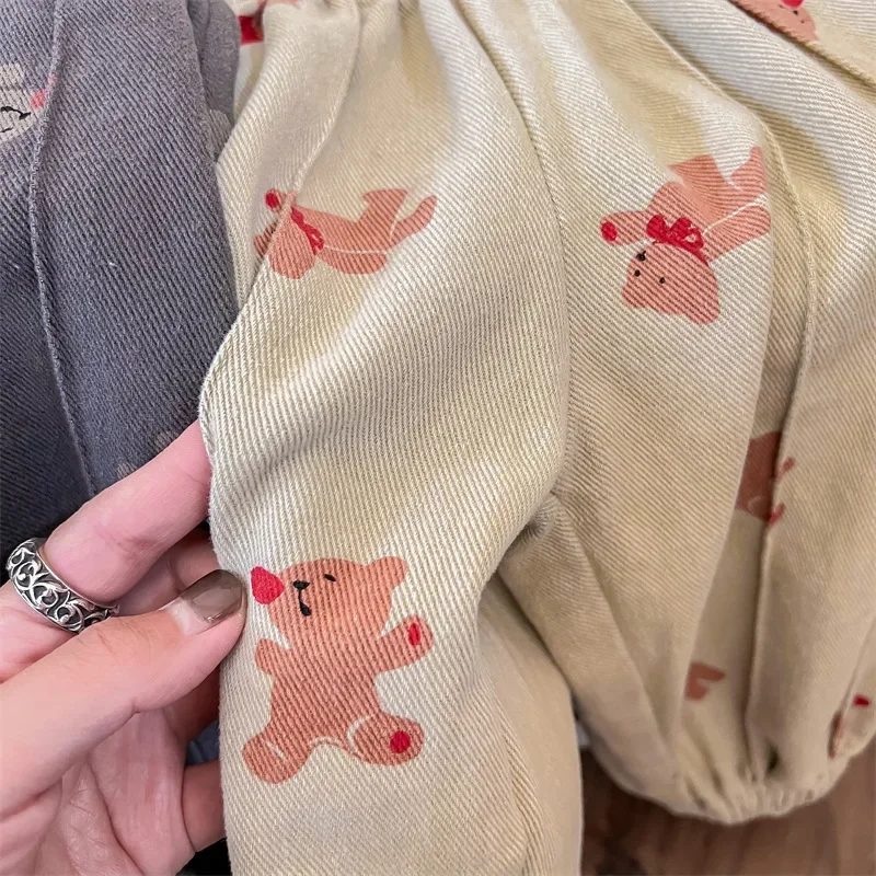 Kids Casual Cotton Loose Fit Harem Pants for Spring