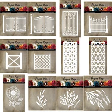 

Fence Iron Gate Metal Cutting Dies No Stamps For Diy Dies Scrapbooking Paper Card Embossing Decoration Photo Album Craft Die Cut