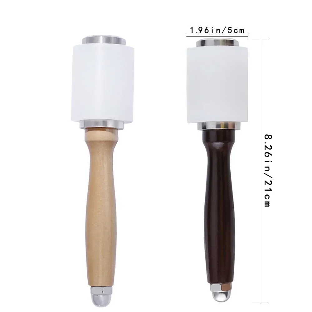 Leather Carving Hammer Mallet Nylon Leather Diy Handmade Printing Tool Nylon Hammer Carving DIY