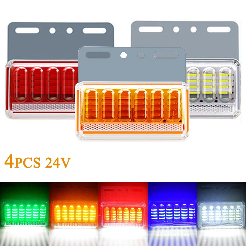 

4 шт., автомобильные габаритные огни, 24 В