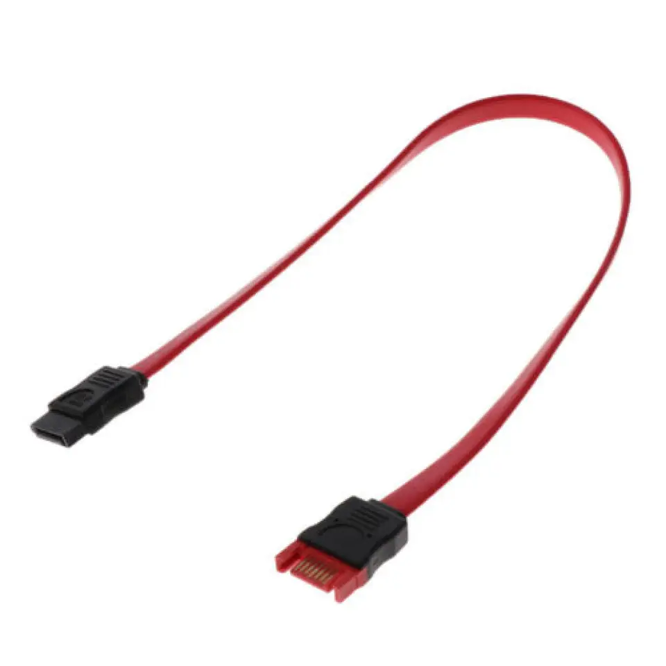 GELRHONR Cavo di prolunga SATA a 22 pin, 7+15pin Sata maschio a femmina Cavo di prolunga combinato dati e alimentazione con chiusura a scatto-30cm