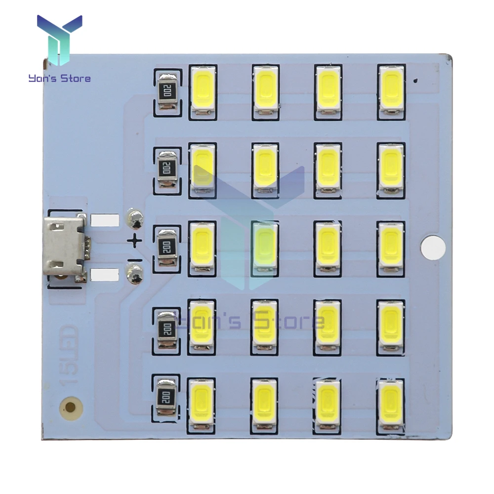 LED Light LED Panel Mirco USB 5730 LED Lighting Panel USB Mobile Light Emergency Light Night White 5730 SMD 5V 430ma-470ma DIY Desk Lamp