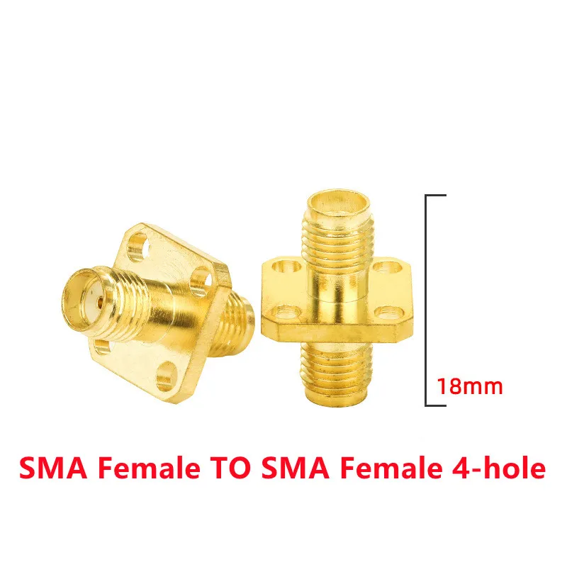 2 Stück SMA zu SMA Adapter SMA Stecker auf Buchse zu Stecker/Buchse RP-SMA Gerade 3-Wege Rechtwinklig 90 135 Grad RF-Verbinder für Antennen – Detail 17