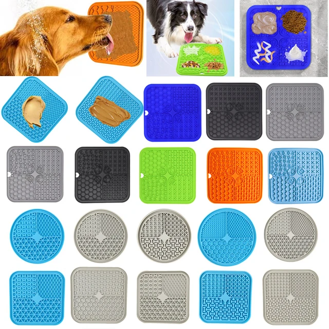 1PCS Silicone licking pad Pet Dog Lick Pad Bath Peanut Butter