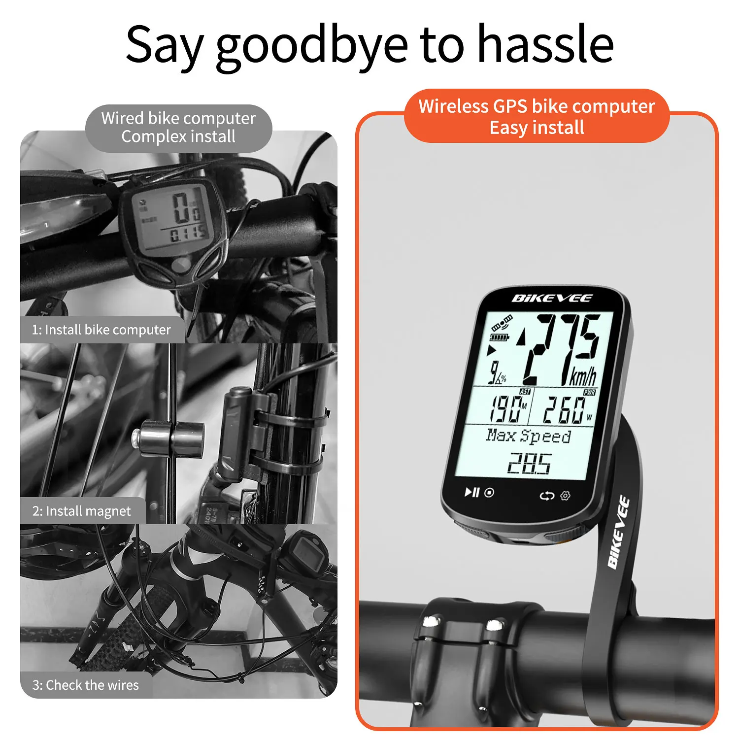 Ordinateur De Cyclisme Geoid – GPS, ANT+, Bluetooth, Wi-Fi – Compatible VTT/route – Neuf