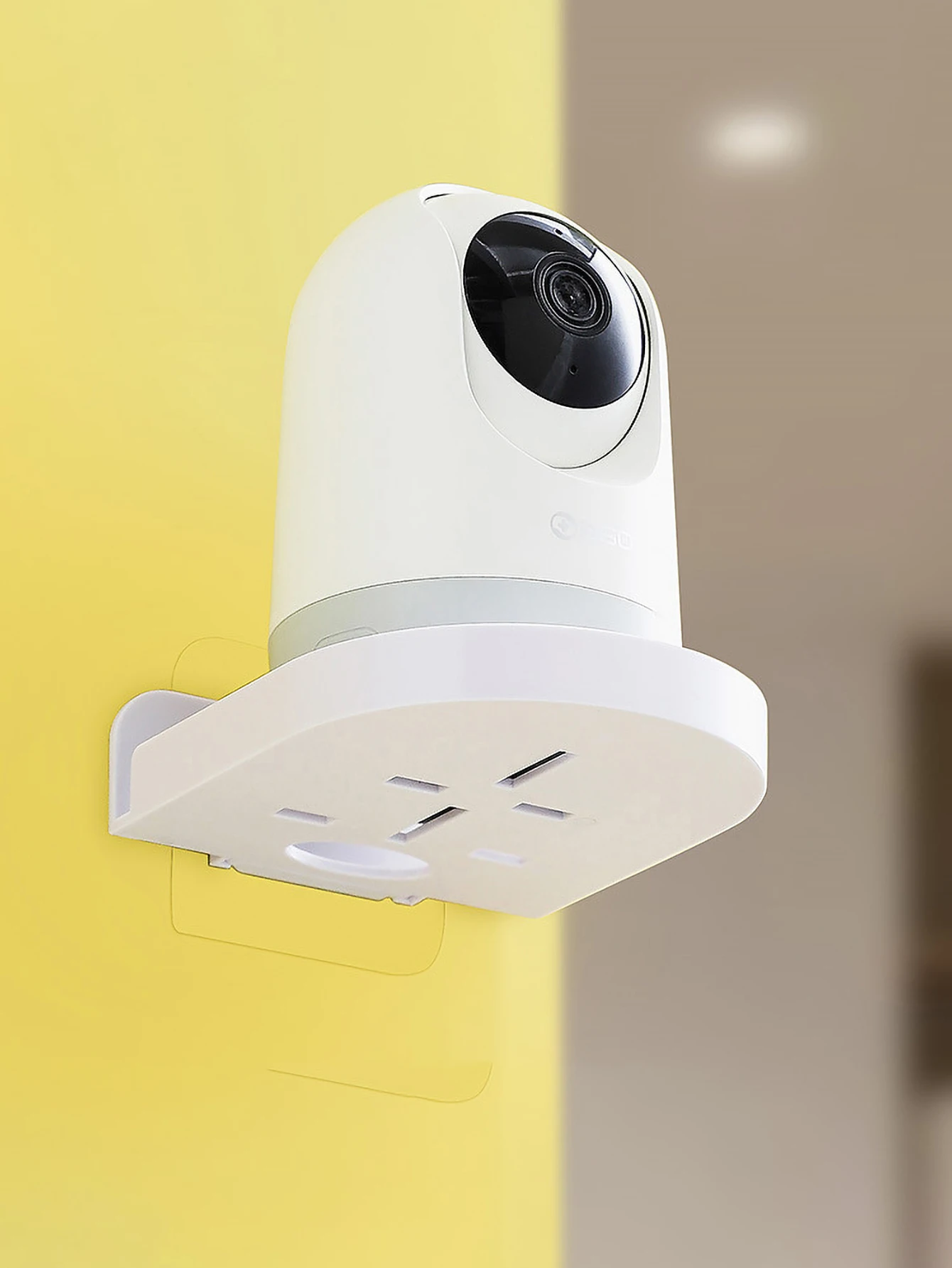 1PC camera storage rack wall mounted monitoring bracket children's room storage rack